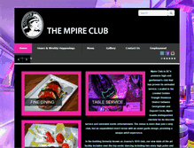 Tablet Screenshot of mpireclub.com